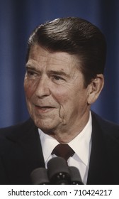 Washington DC. USA,  March, 1985
President Ronald Reagan Portrait
