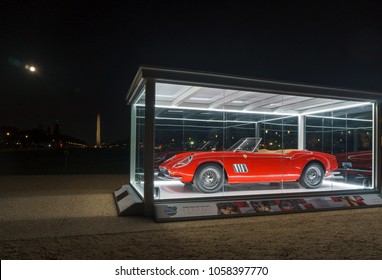 Washington, DC / USA - March 31, 2018: The Ferrari From The Film 