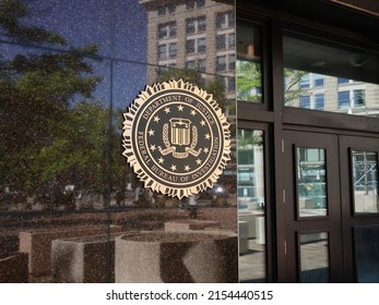 Washington DC, USA - May 9 2022: Federal Bureau of Investigation (FBI) J. Edgar Hoover F.B.I. building in Washington, DC