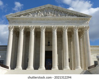 Washington DC, USA - November 2019: US Supreme Court Building