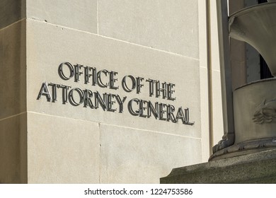 Washington, DC /USA - November 8, 2018: Attorney General Jeff Sessions resigned at the request of the president of the United States.