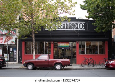 Washington, DC / USA - Oct 14th 2019: Cross Fit DC In Adams Morgan 