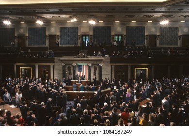 Washington DC., USA, October 18, 1989
President Roh Tae Woo Of The Republic Of Korea Addresses A Joint Session Of The 101st. Congress.
