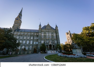 Washington D.C., USA, October 2019 - Georgetown University Campus