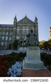 Washington D.C., USA, October 2019 - Georgetown University Campus