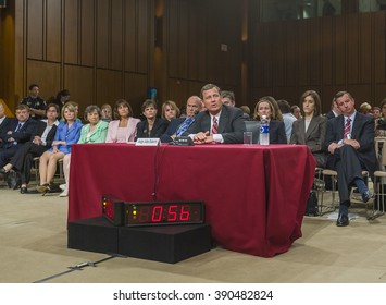 WASHINGTON, DC, USA - SEPTEMBER 13, 2005:
U.S. Supreme Court Nominee Judge John G. Roberts Jr. Testifies Before Senate Judiciary Committee During Confirmation Hearings To Be Chief Justice.