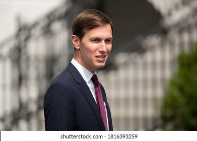 Washington DC, USA - September 15, 2020: Jared Kushner Participate In The Signing Ceremony Of The Abraham Accords  Between Israel, UAE And Bahrain At The White House In Washington, DC.  