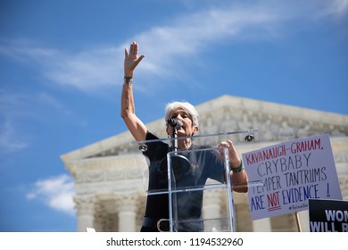 Washington DC, USA, September 28th, 2018- Hundreds Gather In DC As The Senate Judicary Votes On The Nomination Of Brett Kavanaugh