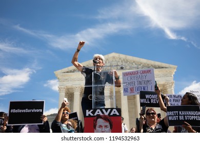 Washington DC, USA, September 28th, 2018- Hundreds Gather In DC As The Senate Judicary Votes On The Nomination Of Brett Kavanaugh