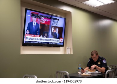 Washington DC, USA, September 28th, 2018- Hundreds Gather In DC As The Senate Judicary Votes On The Nomination Of Brett Kavanaugh