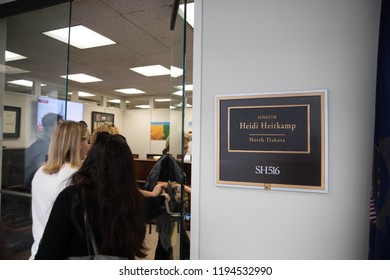 Washington DC, USA, September 28th, 2018- Hundreds Gather In DC As The Senate Judicary Votes On The Nomination Of Brett Kavanaugh