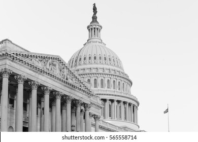 Washington DC In Winter - United States Capitol Building