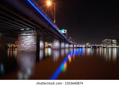 Washington, DC's 14th Street Bridge At Night