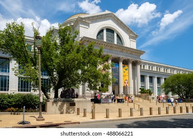 WASHINGTON D.C.,USA - AUGUST 11,2016 :National Museum Of Natural History At The National Mall In Washington D.C.