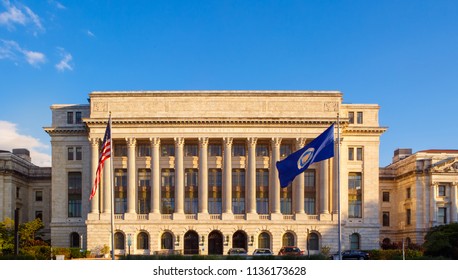 Washington, DC/USA - June 5, 2014: United States Department Of Agriculture Jamie L. Whitten Building