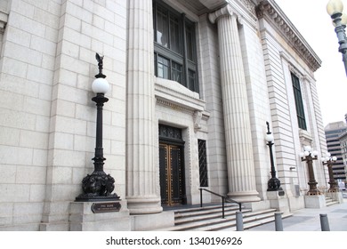 Washington, DC-USA March 8, 2019: US Secret Service Building