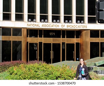 Washington, DC/USA-10/21/19: Offices Of The National Association Of Broadcasters Near Dupont Circle.                             