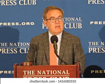 Washington, DC/USA-6/3/19: U.S. Environmental Protection Agency Administrator Andrew Wheeler Addresses The National Press Club.                              