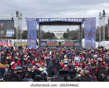 Washington DC,USA.Jan,06,2021.
A large rally was held in front of the White House at the behest of President Trump, who was dissatisfied with the election results, and Trump supporters gathered.