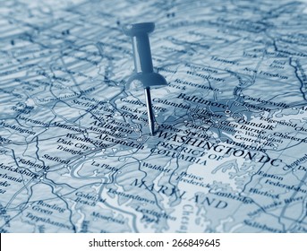 Washington destination in the map