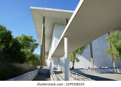 Washington, District Of Columbia, USA - August 16, 2022: Exterior Of The John F. Kennedy Center For The Performing Arts