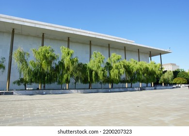 Washington, District Of Columbia, USA - August 16, 2022: Exterior Of The John F. Kennedy Center For The Performing Arts