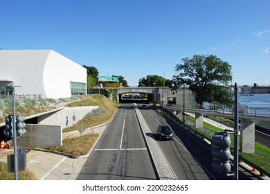 Washington, District Of Columbia, USA - August 16, 2022: Aerial View Of The Rock Creek And Potomac Parkway