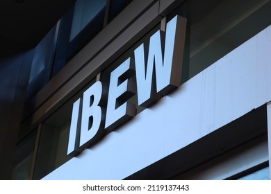 WASHINGTON - FEBRUARY 6, 2020: International Brotherhood Of Electrical Workers IBEW Sign At DC Office. IBEW Is A Labor Union.