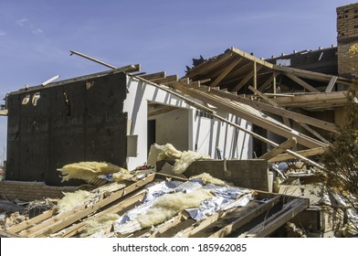 WASHINGTON, ILLINOIS, USA - MARCH 31, 2014: For Many Homeowners, Recovery Remains A Daunting Task After A Tornado On November 27, 2013 That Devastated Entire Neighborhoods Here.