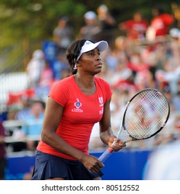 WASHINGTON - JULY 5: Venus Williams Pairs With Leander Paes To Defeat Ricardo Mello And Alex Kuznetsov As The Washington Kastles Win Over The Kansas City Explorers On July 5 In Washington