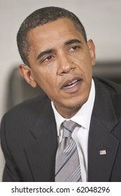 WASHINGTON - JUNE 29: US President Barack Obama At The Oval Office June 29, 2009 In Washington, DC