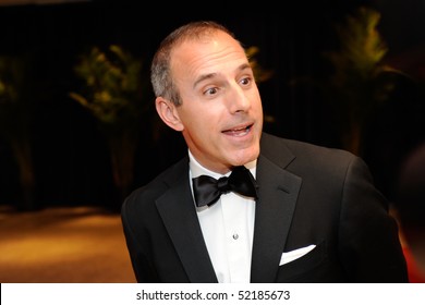 WASHINGTON MAY 1 - Matt Lauer Arrives At The White House Correspondents Association Dinner May 1, 2010 In Washington, D.C.