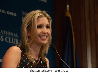 WASHINGTON - MAY 27, 2014 - Ivanka Trump, Daughter Of Real Estate Mogul Donald Trump Speaks At A National Press Club Luncheon.