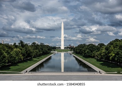 The Washington Monument . Isolated From People 