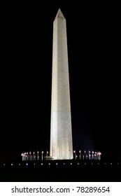 Washington Monument At Night, Washington DC