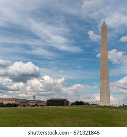 Washington Monument With Smithsonian National Museum Of American History