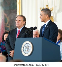 Washington - November 20: Arturo Sandoval Waits To Receive The Presidential Medal Of Freedom At A Ceremony At The White House On November 20, 2013 In Washington, DC. 