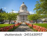 Washington State Capitol Building, State government office in Olympia, Washington State, USA