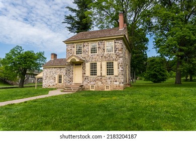 Washington's Headquarters at Valley Forge National Historic Park. Isaac Potts House used by General George Washington and his household during 1777-1778 winter encampment of the Continental Army.