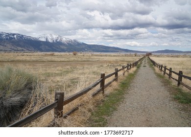 Washoe Valley With Heavy Clouds.