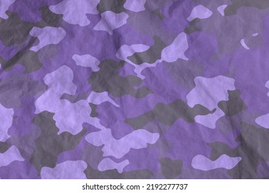 Washy Prefaded Military Camouflage Canvas Texture