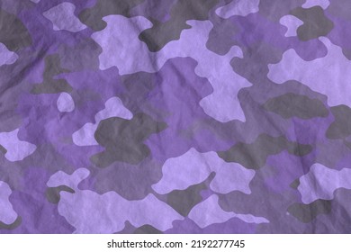 Washy Prefaded Military Camouflage Canvas Texture