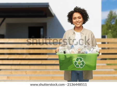 Similar – Image, Stock Photo plastic waste Trash