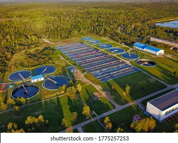 Wastewater treatment plant in the Siberian city of Tomsk
