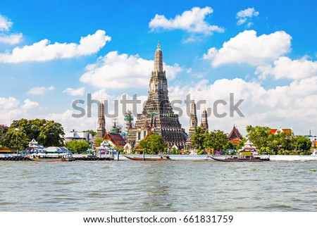 Wat Arun is a Buddhist temple in Bangkok, Thailand