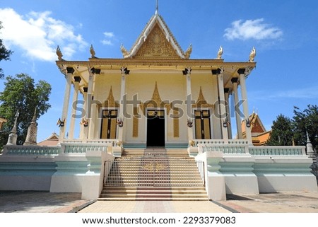 Wat Botum located in Phnom Penh, the capital of Cambodia