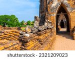 Wat Chaiwatthanaram the famous archaeological site in Ayutthaya Historical Park, a UNESCO world heritage site, Thailand