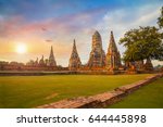 Wat Chaiwatthanaram temple in Ayuthaya Historical Park, a UNESCO world heritage site, Thailand


