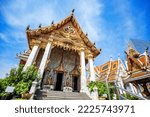  Wat hua lamphong buddhist temple in Bangkok Thailand.