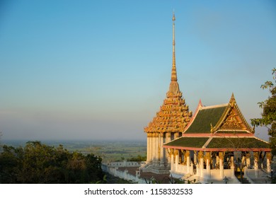 Wat khao dee is a mountain temple located in Suphanburi province of Thailand.There are also Buddhist simulacrums enshrined. - Shutterstock ID 1158332533